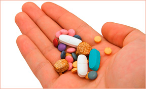 The colors of medications - capsules &  tablets