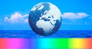 icon globe rainbow no text