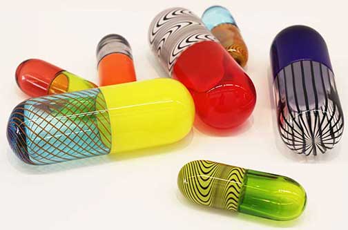 pills glass 504